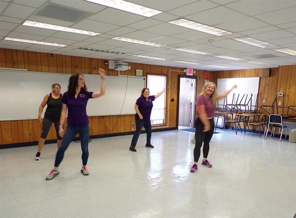 ZUMBA fun at the 2023 Health Fair